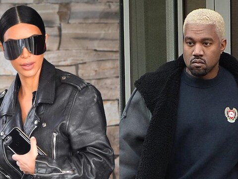 Kim Kardashian en Kanye West.
