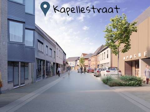 Zo moet de Kapellestraat er na de centrumvernieuwing uitzien.