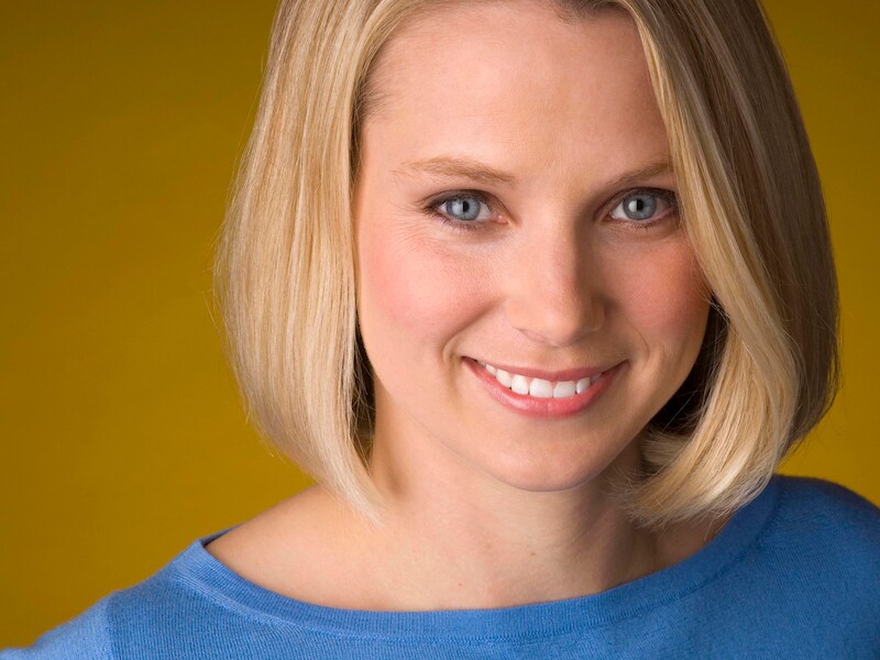 Marissa Mayer, de nieuwe CEO van Yahoo.