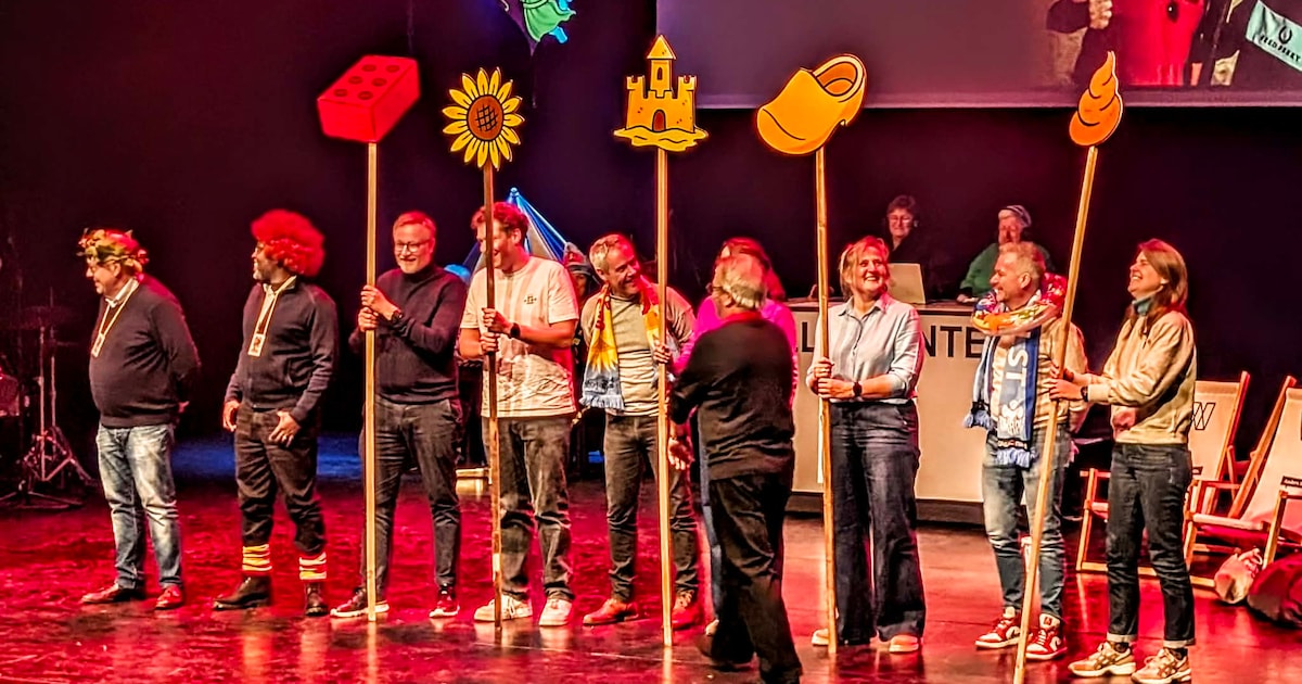 Verdwaalpalen en meeuwen uit Oostende kleuren carnavalsraadszitting in Aalst: “Wij gaan samen naar d