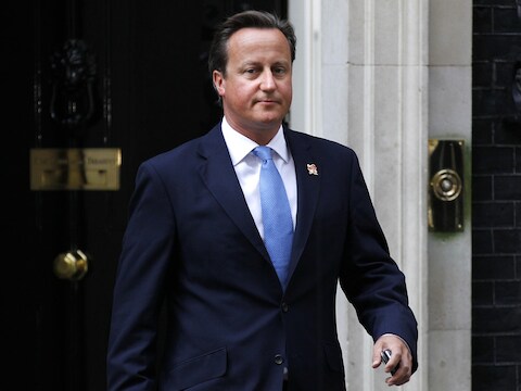 De Britse premier David Cameron.