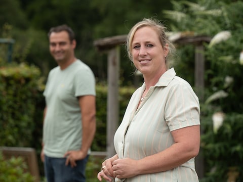 Burgemeester van Ranst Bart Goris en z’n vrouw Carolien Schellekens.