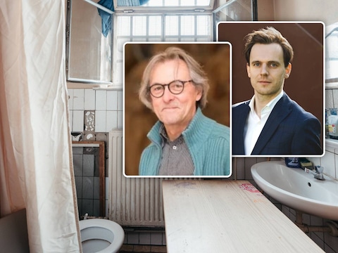 De zaak draait om een meerpersoonscel in de Gentse gevangenis, waar gedetineerden een toilet delen dat alleen door een gordijn is afgeschermd. Inzet: Pierre Lefranc en David Dendoncker.
