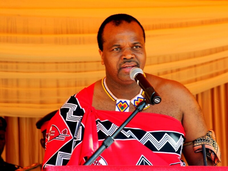 Koning Mswati III bedankte goeie buur Zuid-Afrika.