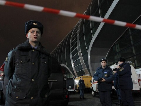 Archiefbeeld: Russische politieagenten