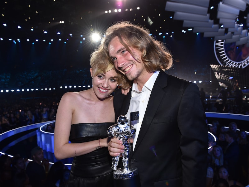 Miley Cyrus op de Video Music Awards.