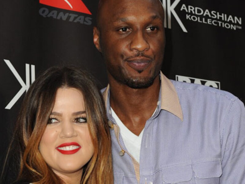 Khloé en Lamar.