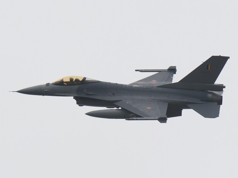 Een Belgische F16 (archiefbeeld)
