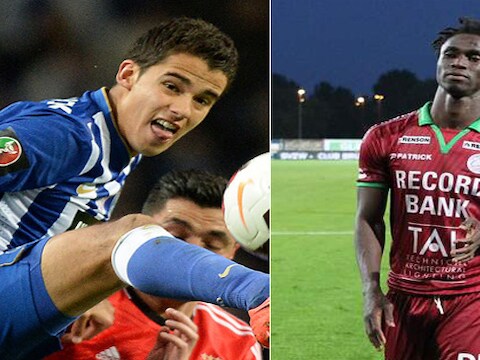 Diego Reyes en Idrissa Sylla.