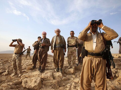 Peshmerga-strijders in Makhmur. (Archiefbeeld)