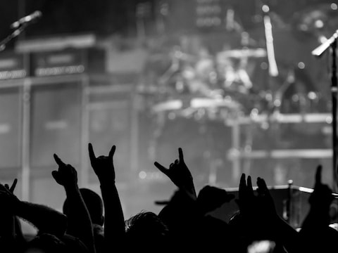 Illustratiebeeld metalconcert