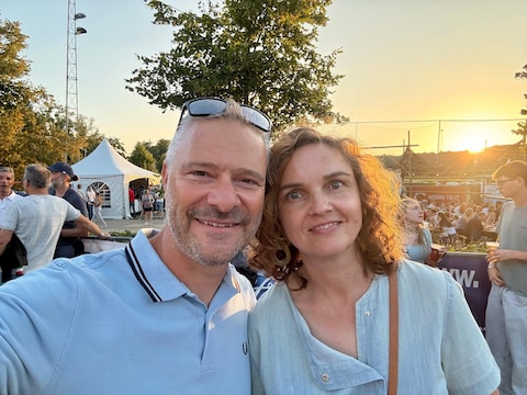 Veerle Daems en haar echtgenoot Davy Suffeleers, de burgemeester van Lubbeek.