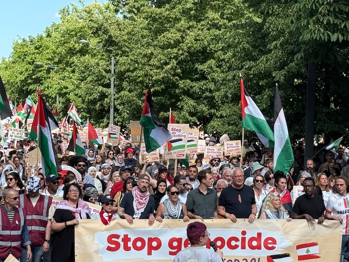 Tienduizenden deelnemers verwacht bij betoging in Brussel tegen geweld in  Palestina | Brussel | hln.be