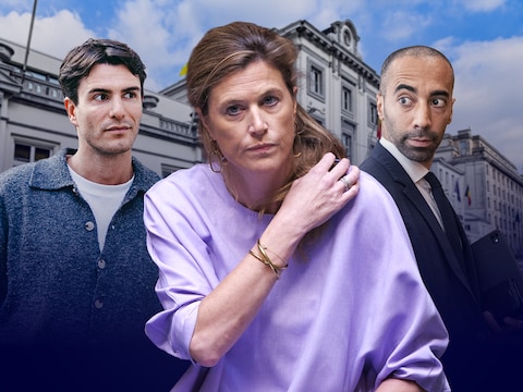 Voouit-voorzitter Conner Rousseau, minister van Justitie Annelies Verlinden (CD&V) en CD&V-voorzitter Sammy Mahdi.