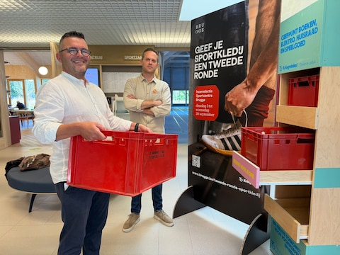 Schepen Olivier Strubbe en 't Rad-directeur Frederick De Paepe