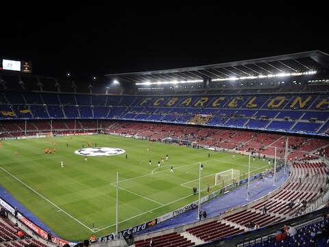 Nou Camp, de voetbaltempel van Barça.