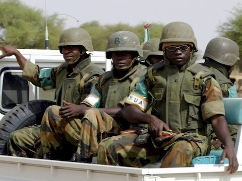 Soldaten van de Afrikaanse Unie in Zuid-Soedan.