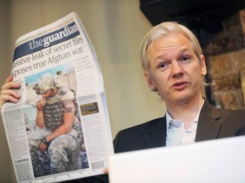 Julian Assange, de oprichter van WikiLeaks.