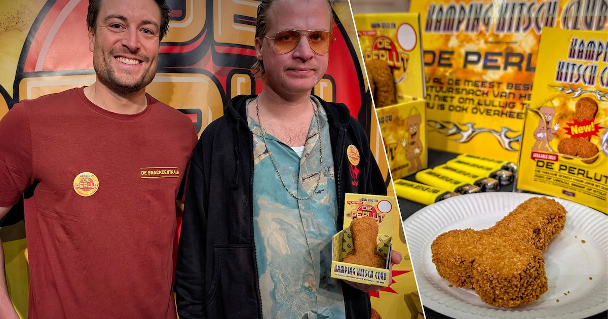 Viktor Verhulst stelt penisvormige frituursnack van Kamping Kitsch Club ...