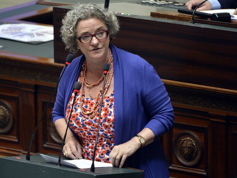 Minister van Werk Monica De Coninck.