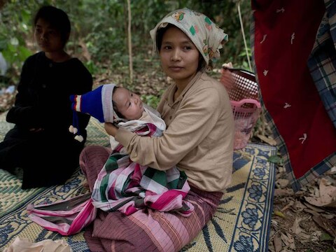 Vluchtelingen in Myanmar