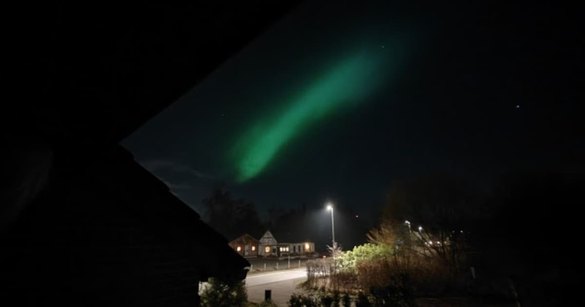 Noorderlicht uitzonderlijk goed te zien in Hasselt