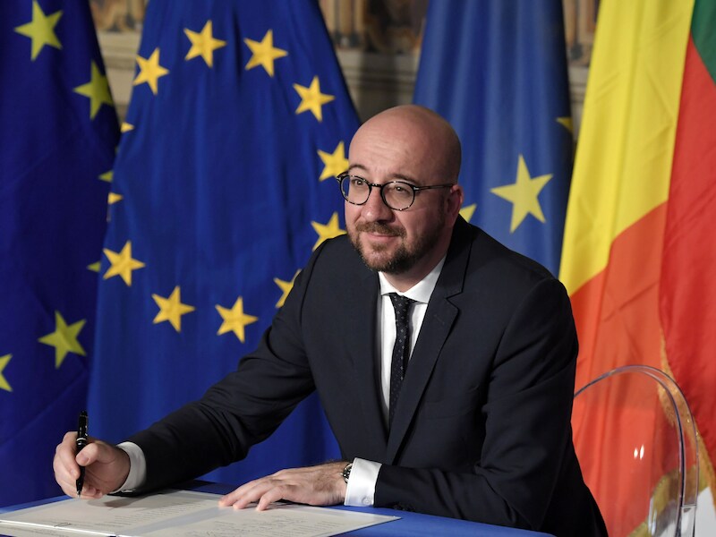 Premier Charles Michel.