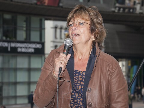 Vice-president van het Europees Parlement Isabelle Durant.