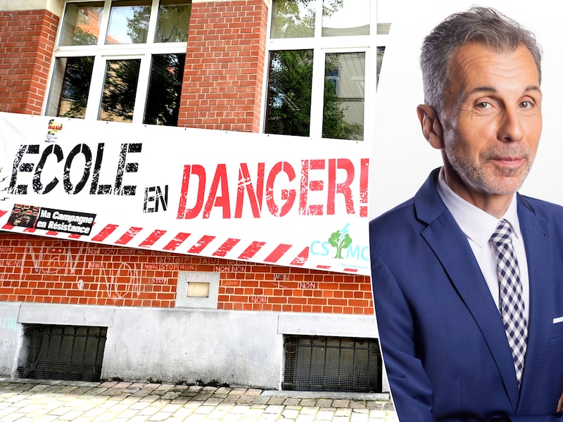 RTL-journalist Christophe Deborsu verklaart de onrust die volop heerst in het Franstalige onderwijs.