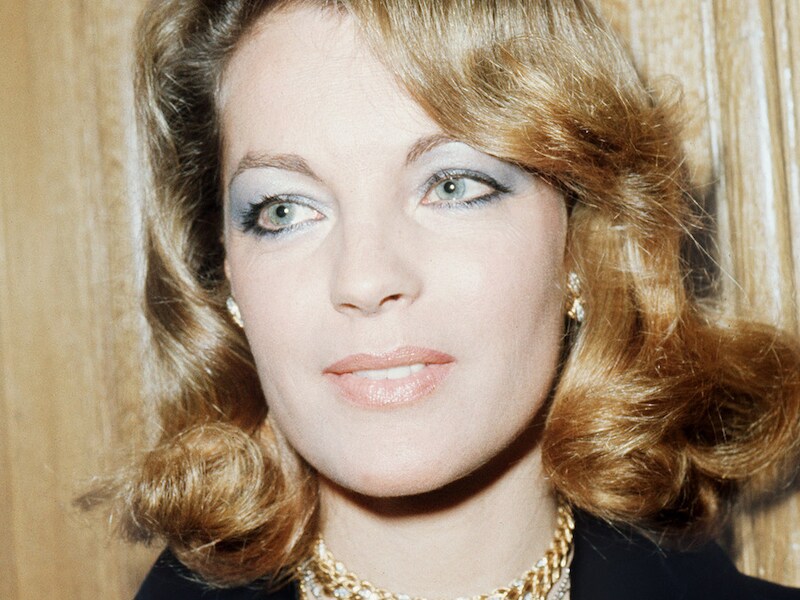 Romy Schneider (1938-1982). Foto uit 1975.