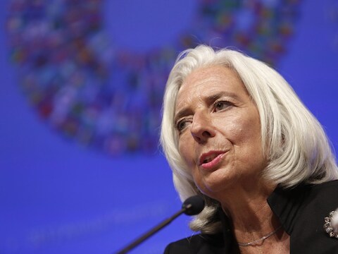 IMF-baas Christine Lagarde.