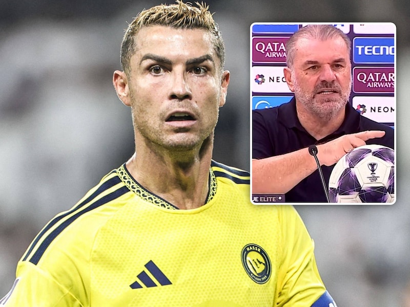 “Bekritiseer mij maar”: coach Ange Postecoglou springt in bres voor Cristiano Ronaldo na afgang Al-Nassr in Aziatische Champions League