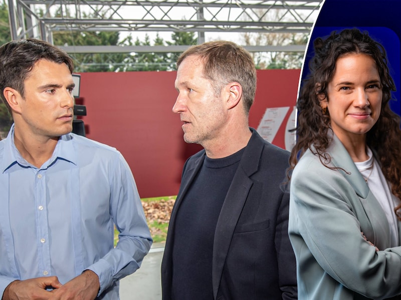 Conner Rousseau (Vooruit) en Paul Magnette (PS).