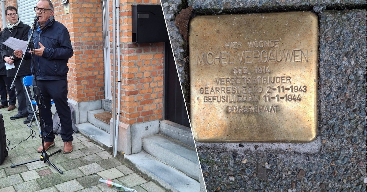 Twee struikelstenen ingehuldigd voor omgekomen verzetshelden