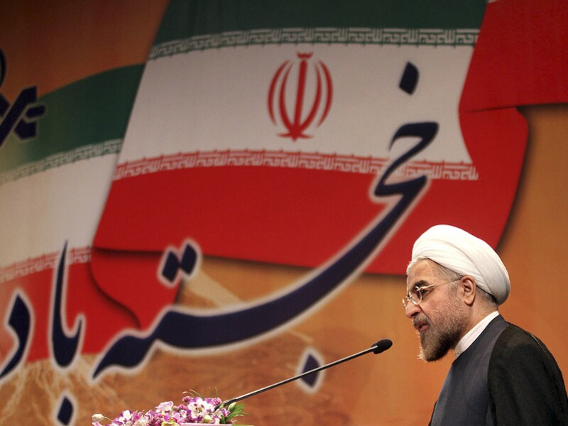 De nieuwe premier van Iran, Hasan Rouhani.