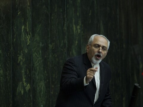 De Iraanse minister van Buitenlandse Zaken Javad Zarif.