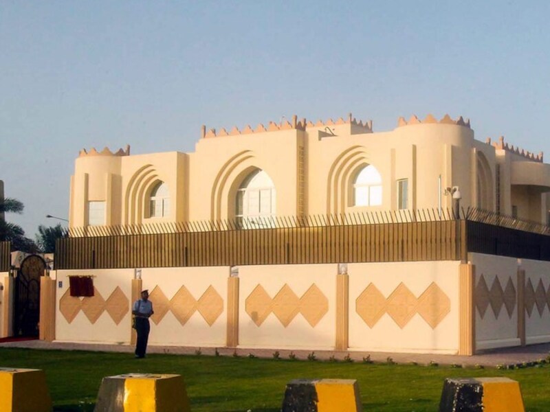 Het omstreden talibankantoor in Doha.