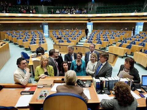 Het Nederlandse parlement kwam er niet uit.