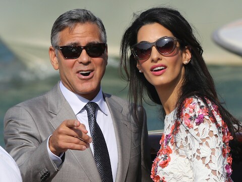 George Clooney trouwde deze zomer in Venetië met Amal Alamuddin.