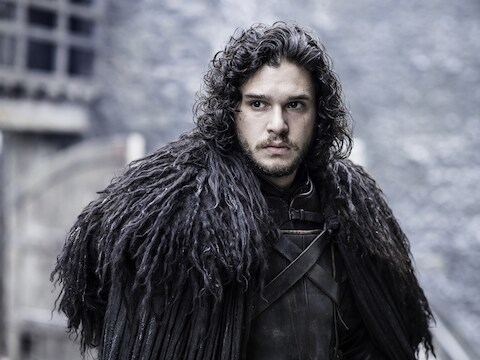 Jon Snow in de serie Game of Thrones.