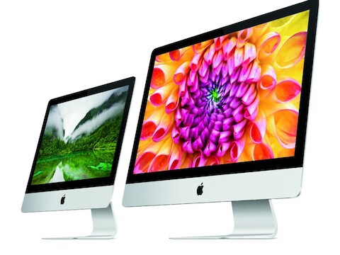 De nieuwe iMac komt er in twee versies: 21,5 en 27 inch.