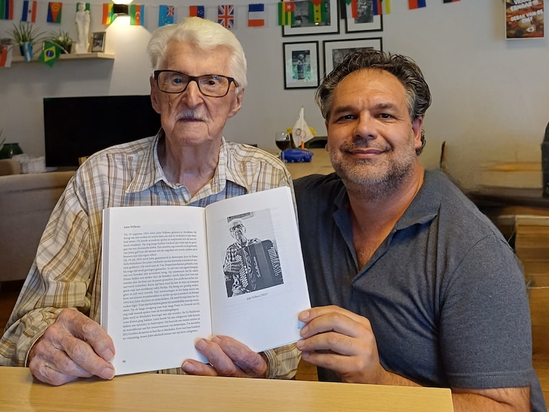 Wim H. Claes, met een oorlogsgetuige