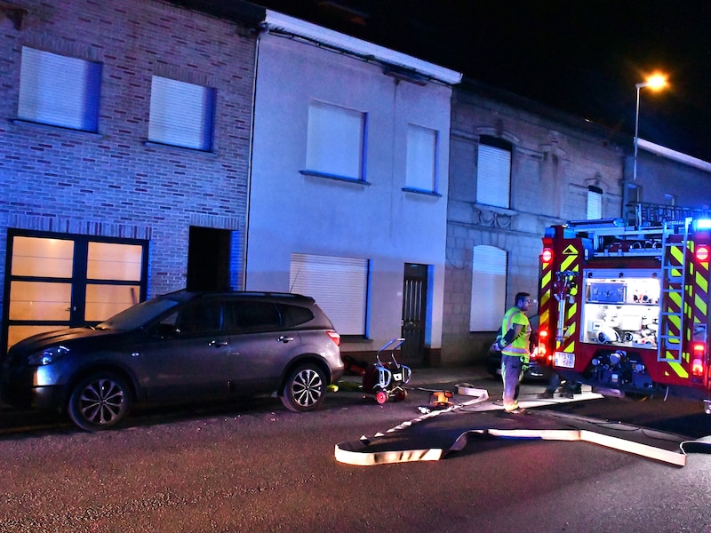 De brandweer hoefde niet te blussen, in de Kloosterstraat in Wevelgem.