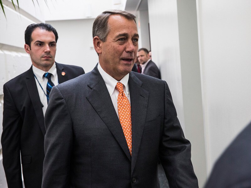 John Boehner (rechts).