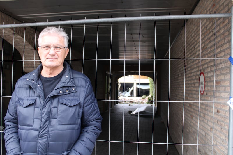 Ignace Serruys, bewoner van het appartementsgebouw in de Baron de Pélichystraat.