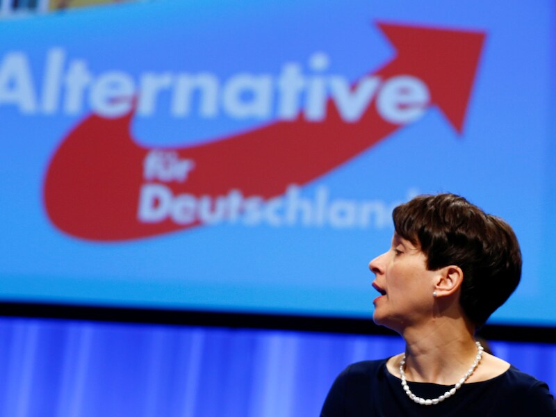 Frauke Petry, voorzitster van de AfD.