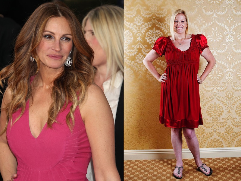 Julia Roberts en haar halfzus Nancy Motes.