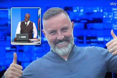 KIJK. Analist loopt weg uit studio van Sky Sports wanneer Club Brugge er nóg een goaltje bijdoet