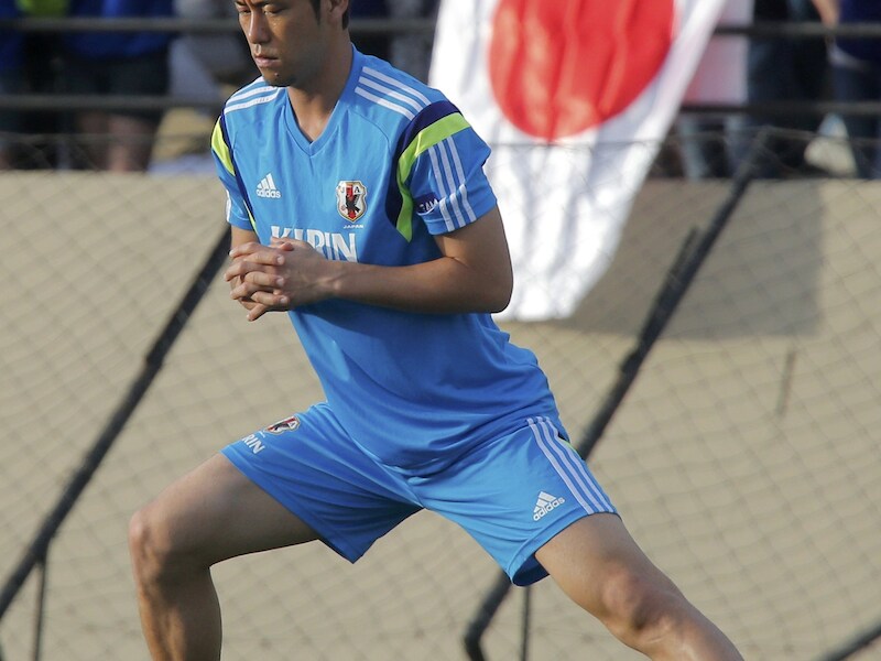 Makoto Hasebe is hersteld van een knieblessure en kijkt in de eerste wedstrijd van Japan meteen het Ivoorkust van Didier Drogba in de ogen.
