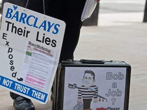 De Britse bank Barclays heeft al toegegeven de Liborrente te hebben gemanipuleerd. © afp.